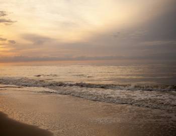 charleston beach at sunrise