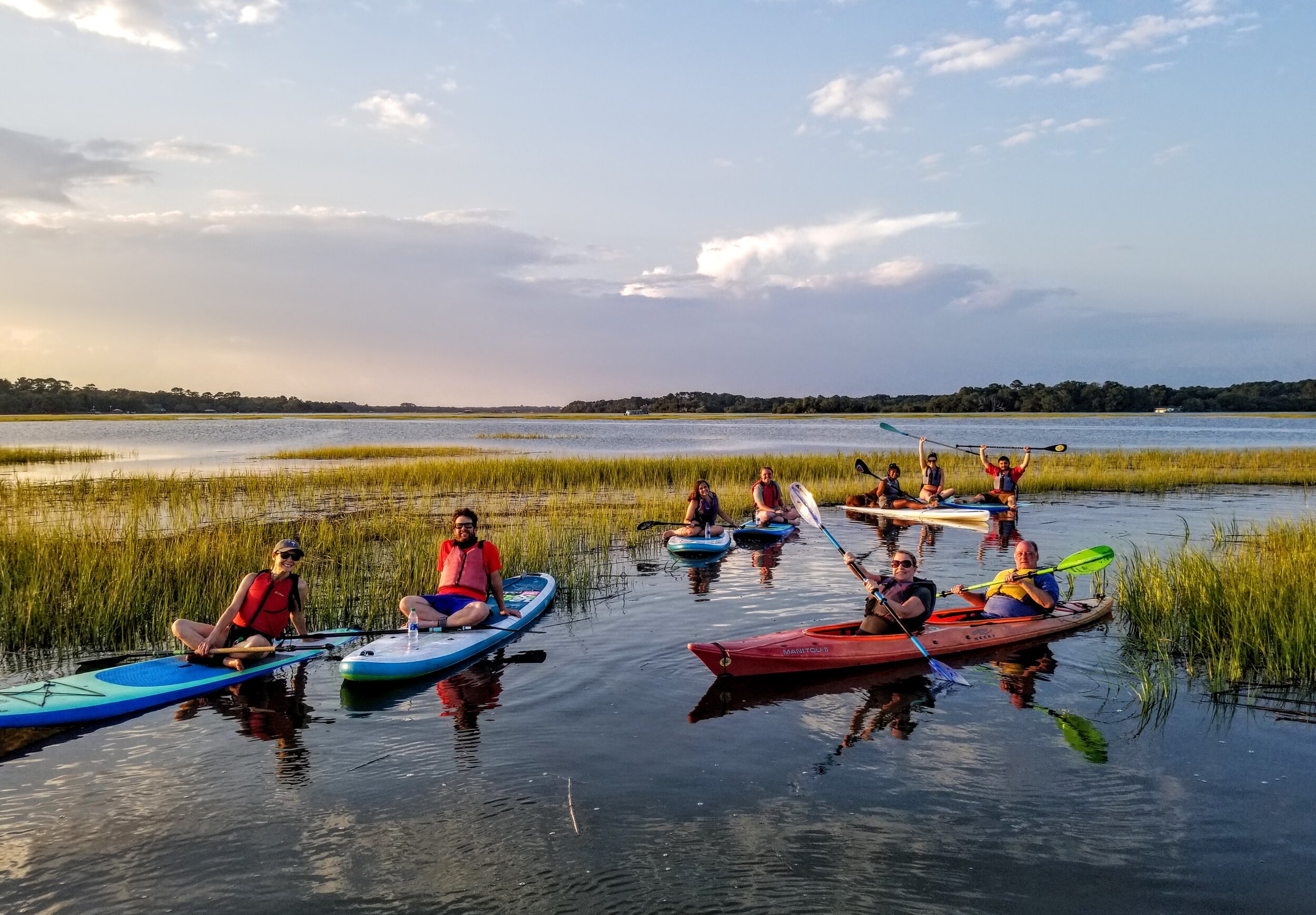kayaking around seabrook island
